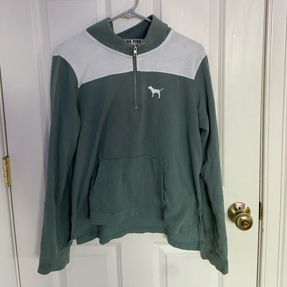 Women half zip sweatshirt